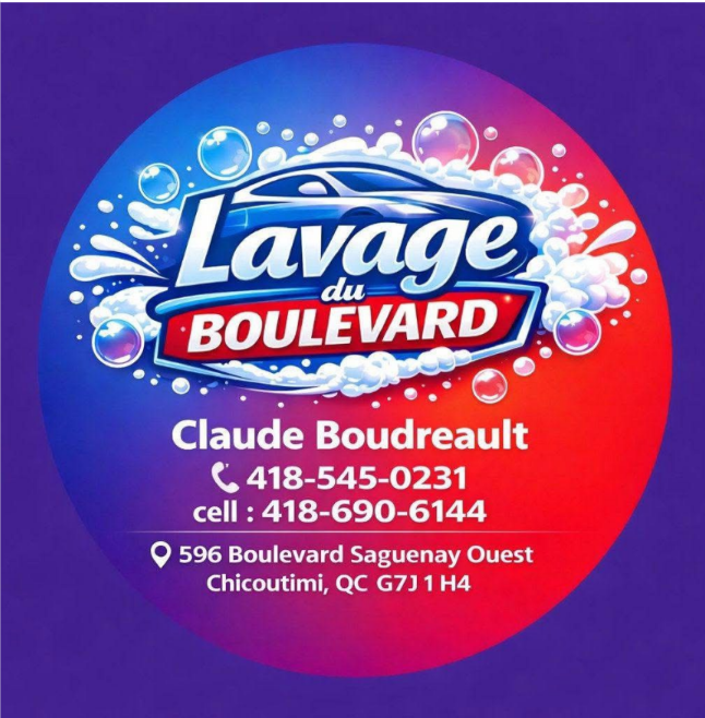 Logo Lavage du Boulevard - Lave-Auto Chicoutimi